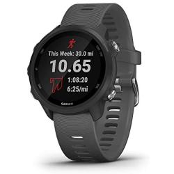 Garmin Forerunner 245, GPS Running Smartwatch with Advanced Dynamics, Slate Gray