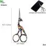 BIHRTC Small Bird Scissors Embridery Scissors 4.5 Inch Stainless Steel Sharp Scissors DIY Tool Sewing Shears Scissors for Craft Offic Needlework Cross Stitch Needlepoint Peacock Scissors