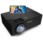Mini Video Projector | 1080P HD and 170'' Supported HD Lux Home Video Projector | Portable Movie Projector Compatible with HDMI AV USB Micro SD TV Stick (Projector)