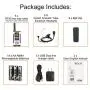 Retevis RT45 Two Way Radios Long Range Rechargeable, Walkie Talkies for Adult with Earpiece,AA Flashlight USB Handsfree LCD,2 Way Radio Business Retail Hotel School(6 Pack)