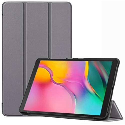ProCase Galaxy Tab A 8.0 2019 Case T290 T295, Slim Light Cover Trifold Stand Hard Shell Folio Case for 8.0 inch Galaxy Tab A 2019 Without S Pen Model SM-T290 (Wi-Fi) SM-T295 (LTE) -Grey