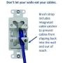 Legrand, Home Office & Theater, Home Theater, In Wall TV Power Kit, White, 5.1, HT2102WHV1