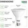 Sunco Lighting 4 Pack PAR38 LED Bulb with Dusk-to-Dawn Photocell Sensor, 15W=120W, 5000K Daylight, 1250 LM, Auto On/Off, Security Spotlight Indoor/Outdoor - UL & Energy Star Listed