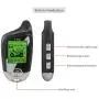 EASYGUARD EM211 2 Way Motorcycle Alarm System with Remote Start Starter Shock Sensor tilt Motion Sensor DC12V LCD Display