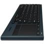 Logitech K830 Illuminated Living-Room Keyboard with Built-in Touchpad – Easy-access Media Keys and Shortcut Keys for Windows or Android