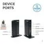Plugable USB 3.0 and USB-C Dual 4K Display Docking Station with DisplayPort and HDMI for Windows and Mac (Dual 4K DisplayPort & HDMI, Gigabit Ethernet, Audio, 6 USB Ports) Vertical