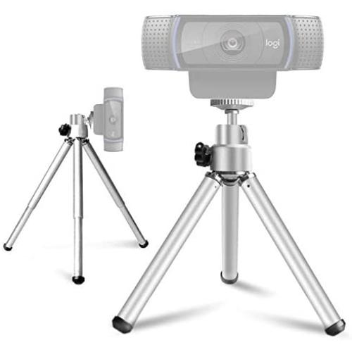 Lightweight Mini Tripod for Webcam, NexiGo Upgraded Extendable Tripod Stand, Compatible with Logitech Webcam C920 C922 C930e C920x Brio, for Vlogging, Live Streaming, Zoom Meeting