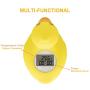 BabyElf Baby Thermometer - (Upgraded Version) Thermometer for Baby in Bath and Swimming Pool, Yellow Duck Shape Infant Thermometer