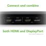 Plugable USB 3.0 Dual 4K Display Horizontal Docking Station with DisplayPort and HDMI for Windows and Mac (Dual 4K DisplayPort & HDMI, Gigabit Ethernet, Audio, 6 USB Ports)