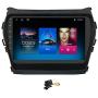 Double Din Car Stereo Radio GPS Navigation with Android 10 OS Canbus Mirror-Link Bluetooth SWC WiFi 4G Fit for Hyundai iX45 Santa Fe 2013 2014 2015 2016 2017