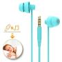 MAXROCK Sleep Earplugs - Noise Isolating Ear Plugs Sleep Earbuds Headphones with Unique Total Soft Silicone Perfect for Insomnia, Side Sleeper, Snoring, Air Travel, Meditation & Relaxation (acid blue)