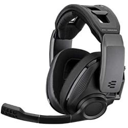 EPOS I SENNHEISER GSP 670 Wireless Gaming Headset, Low-Latency Bluetooth, 7.1 Surround Sound, Noise-Cancelling Mic, Flip-to-Mute, Audio Presets, For Windows PC, PS4, and Smartphones , Black