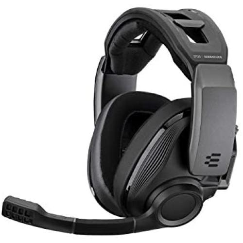 EPOS I SENNHEISER GSP 670 Wireless Gaming Headset, Low-Latency Bluetooth, 7.1 Surround Sound, Noise-Cancelling Mic, Flip-to-Mute, Audio Presets, For Windows PC, PS4, and Smartphones , Black EPOS I SENNHEISER GSP 670 Wireless Gaming Headset, Low-Latency Bluetooth, 7.1 Surround Sound, Noise-Cancelling Mic, Flip-to-Mute, Audio Presets, For Windows PC, PS4, and Smartphones , Black