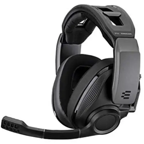 EPOS I SENNHEISER GSP 670 Wireless Gaming Headset, Low-Latency Bluetooth, 7.1 Surround Sound, Noise-Cancelling Mic, Flip-to-Mute, Audio Presets, For Windows PC, PS4, and Smartphones , Black