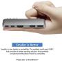 Purgo Mini USB C Hub Adapter Dongle for MacBook Air M1 2020-2018 and MacBook Pro M1 2020-2016, MacBook Pro USB Adapter with 4K HDMI, 100W PD, 40Gbps TB3 5K@60Hz, USB-C and 2 USB 3.0.