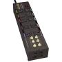 Tripp Lite Isobar 10 Outlet Audio/Video Surge Protector Tel/Modem/Coax/Network 8ft Cord Right Angle Plug, & $500,000 Insurance (HT10DBS) Black