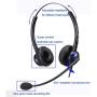 Call Center Headset with 2.5mm & 3.5mm Connector for Deskphone Cell Phone PC Laptop, Office Telephone Headset with Microphone Noise Canceling for Panasonic AT&T Vtech Cordless DECT Phone for Polycom Call Center Headset with 2.5mm & 3.5mm Connector for Deskphone Cell Phone PC Laptop, Office Telephone Headset with Microphone Noise Canceling for Panasonic AT&T Vtech Cordless DECT Phone for Polycom