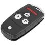 X AUTOHAUX Car Keyless Remote Flip Key Fob 313.8Mhz N5F0602A1A46 for Acura MDX RDX 07-13