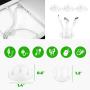 Cable Management box, Cord Organizer and Cover with Cable Kit - Desk, wall mounted TV, Video, Game and Computer Wire holder, hider, protector with Cable Sleeve ,white edition by Tokye XXL VALUE