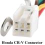Oyviny Vehicle-Side Custom 4 Way Flat Trailer Wiring Harness Fits for Honda CR-V 2017-2021 Plug-in 3-2 Wire Trailer Tail Light Wiring Converter Assembly with Circuit Protected