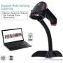 Tera Wireless Barcode Scanner 1D 2D QR Code Reader Handheld Scanner (2.4G Wireless/USB Wired 2 in 1) for Store, Supermarket, Warehouse, Library with Handsfree Stand