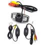 aSATAH 2.4G Wireless Car Rear View Camera for Honda Accord/Inspire/Spirior/Honda Civic VII VIII/Honda City 4D & Waterproof and Shockproof Reversing Backup Camera (8 LED)