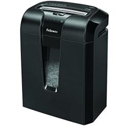 Fellowes Powershred 63Cb 10-Sheet Cross-Cut Paper and Credit Card Shredder with Jam Blocker Technology (4600001),Black
