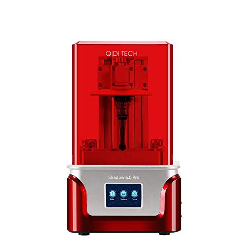 QIDI TECH Shadow 6.0 Pro 3D Printer, UV LCD Resin Printer with Upgraded Matrix UV LED Light Source, Dual Z axis Liner Rail, 2K HD LCD Screen , 5.11‘’(L) x2.75‘’(W) x5.90“(H) Printing Size