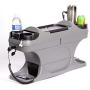 TSI Products 57315 Plug N Go Grey Powered Minivan Console, Large