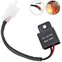 LF1-S-PIN 2-Pin Electronic LED Flasher Relay Fix Motorcycle LED Turn Signal Bulbs Hyper Flash by Ketofa