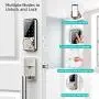 [2021 Newest] Smart Lock Keyless Entry Deadbolt Door Locks, Digital Electronic Bluetooth Deadbolt Door Lock with Keypad, Smart Locks Front Door Work with APP, Code and eKey Auto Lock for Homes Hotels