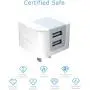 USB Wall Charger, USB Plug, Dodoli 2-Pack 2.4A Dual Port 12W Wall Charger Block Adapter Charging Cube Box Compatible iPhone Xs/XS Max/XR/X/8/8 Plus/7/6S/ 6S Plus, Samsung Galaxy, HTC, Moto