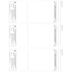 Business Voucher Checks Stock - Computer Laser Checks - 3 Checks Per Page, 100 Sheets/300 Checks, Blue Diamond