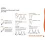 iSTIM EV-805 TENS EMS 4 Channel Rechargeable Combo Machine Unit - Muscle Stimulator + Back Pain Relief and Management- 24 Programs/Backlit (Including Electrodes Pads)