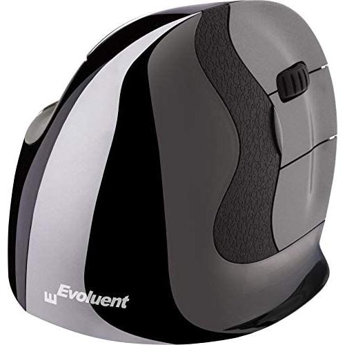 Evoluent VMDLW VerticalMouse D Large Right Hand Ergonomic Mouse with Wireless USB Receiver. The Original VerticalMouse Brand Since 2002