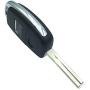 3 Buttons Keyless Entry Remote Shell Case for Hyundai Santa Fe Sonata Replacement Flip Folding Smart Car Key Fob Repair with Uncut Blade