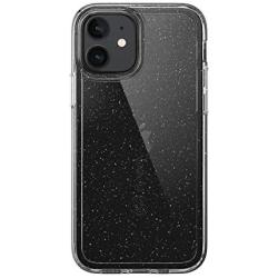 Speck Products Gemshell Glitter iPhone 12, iPhone 12 Pro Case, Clear/Clear with Gold Glitter (137604-9221)
