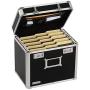 Vaultz Locking File Security Box, Letter Size, 13.25 H x 13.5 W x 10.5 D Inches, Black (VZ01165)