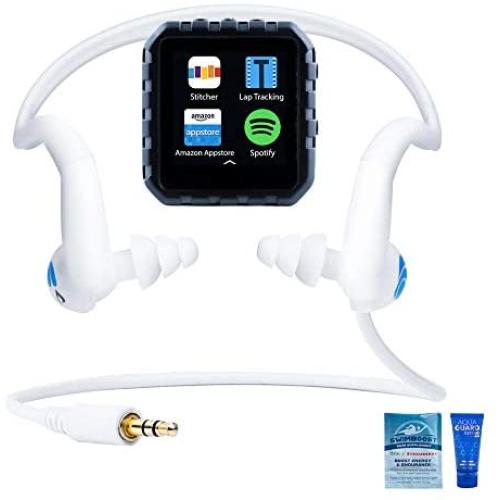 Delphin Waterproof Micro Tablet Compatible with Audible and More, Plus Built in Lap Tracking! (8GB, HydroActive)