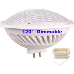 BAOMING Par56 LED Bulb Dimmable 28W Soft Warm White (2700~3000K) 120V GX16D Base, 120° Wide Flood Light , Replacement 300W MFL Par56 Halogen Light
