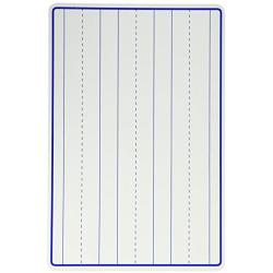 School Smart Student Ruled Whiteboard - 12 x 18 inches - Pack of 10 - White