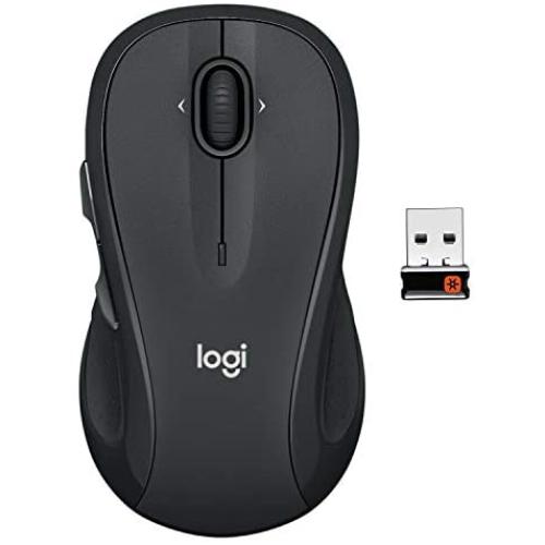 Logitech M510 Wireless Computer Mouse for PC with USB Unifying Receiver - Graphite