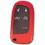 Coolbestda Soft TPU Key Fob Case Cover Keyless Entry Jacket Protector for 2019 Dodge Durango GT Charger Challenger Jeep Grand Cherokee Compass Renegade Dart Journey Chrysler 300 Ram Fiat