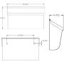 Gibraltar Mailboxes Woodlands Medium Capacity Galvanized Steel Black, Wall-Mount Mailbox, L4010WB0,Textured Black