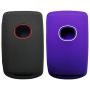 2x Coolbestda Smart Key Fob Remote Cover Case Skin Jacket Keyless Entry For 2020 2019 Mazda 3 WAZSKE11D01