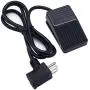 Twidec/10A 250VAC Momentary Nonslip Plastic Foot Pedal Switch SPDT NO NC Handsfree Black Foot Switch for CNC Industrial with 5-ft Cable with Piggyback Plug (3-Pronged) TFS-1XCT
