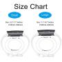 Pack 3 Silicone Bands Compatible for Fitbit Charge 4 / Fitbit Charge 3 / Charge 3 SE Replacement Wristbands for Women Men Small Large(Without Tracker) (Small: for 5.5''-7.1'' Wrists, Black+White+Grey)