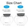 Pack 3 Silicone Bands Compatible for Fitbit Charge 4 / Fitbit Charge 3 / Charge 3 SE Replacement Wristbands for Women Men Small Large(Without Tracker) (Small: for 5.5''-7.1'' Wrists, Black+White+Grey)