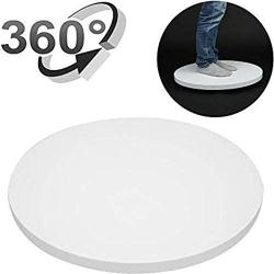 Yuanj Motorized Turntable Display, 360 Degree Electric Rotating Display Turntable for Display Jewelry, Watch, Digital Product, Shampoo, Glass, Bag, Models, Diecast, Jewelry and Collectibles
