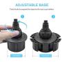 Kuelor Car Cup Holder Phone Mount, Adjustable Long Arm Cell Phone Holder with 360° Rotatable Cradle for Most Smartphones Such as iPhone, Samsung and GPS